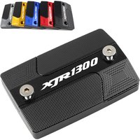 Aluminiowe akcesoria motocyklowe: nakładki na zbiornik płynu hamulcowego i sprzęgła, przeznaczone do modeli YAMAHA XJR1300 XJR 1300.