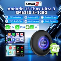 2026 Carlinkit Android 15 Wireless CarPlay Android Auto Ai Box Video Adapter 5G LTE Support BMW Youtube/Netflix TF/SD/SIM Card