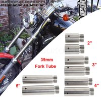 39mm Fork Tube 2-3-4-5 inch Extensions Extender For Harley Sportster XL 883 1200 Custom Dyna Low Rider Wide Super Street Bob