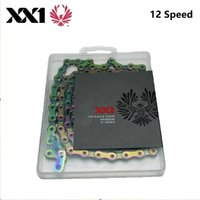 AliExpress SRAM Sram XX1 Eagle Rainbow 12 Speed 126 Link Hollow Needle Chain with Eagle Powerlock for sram
