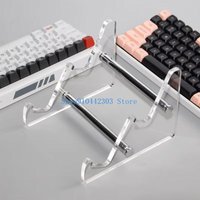 Keyboard Display Keyboard Holder Transparent Acrylic Keyboard Stand Computer Mechanical Keyboard Rack Storage Holder