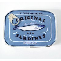Canned Sardines Style Bath Travel Bag Creative Toiletry Bag Portable Fashion Zipper Multi-function Soft for Weekend Vacation