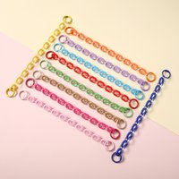 Kawaii Pastel Acrylic Bag Chains, Plastic Link Replacement Straps for Handbags, Crossbody Bags & DIY Bag Accessories, Multiple V