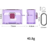 For Sony WF-1000XM6 Earbuds TPU Case Simple Transparent and Shock-Resistant