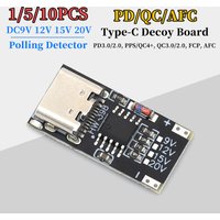 1-10PCS PD/QC/AFC Type-C Decoy Board Fast Charging Module PPS/QC4 FCP AFC Type-C Trigger Polling Detector Power Fast Charging