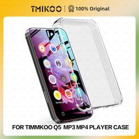 Case for TIMMKOO Q3E, Q5,Q8 Mp3 Player,TPU Clear Cover for Mp3 Player Anti-Scratch Shock Absorption 4.0 inch Case Crystal Clear