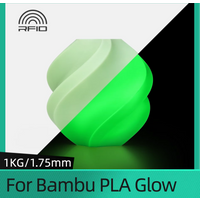 For BambuLab Glow PLA Glow Filament AMS Compatible Glows in Dark 3D Printing Filament 1KG Bambu PLA Glow 3D Print Material