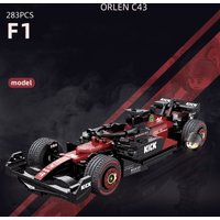 1:24 Scale Vehicle Building Block Alfa C43 ORLEN F1 Racing Car Formula 1 Champion Model Racer Figures Bricks Toy For Gifts