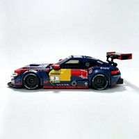 Techniczne klocki konstrukcyjne GT3 Supercar MOC-258495 Verstappen, model wyścigowego samochodu sportowego, zabawki do składania dla dorosłych, prezenty.