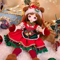 Gingerbread Bear DBS Doll 1/4 BJD Dream Fairy Match Girl Resin Anime Figure Carton Lala Ruru Egg ACGN SD Collection Toy