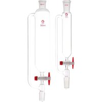 10ml-1000ml Lab Glass Constant Pressure Funnel with Standard Mouth Cylindrical Drip Separating Funnel PTFE Stopper