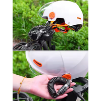 AliExpress 4-Digit Password Anti-Theft Bicycle Lock Steel Wire Chain for Bike Motorcycle Helmet Secure Rope Lock