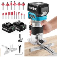 Avhrit WR01 Cordless Wood Trimmer 1/4" Electric Brushless Cutting Hand Palm Router for Woodworking DIY image 3