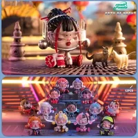 POP MART Skullpanda City of Night Series Original Blind Box Mystery Box Guess Bag Toys Doll Cute Anime Figure Desktop Ornament