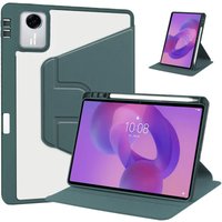 For Idea Tab 11 Case with Pencil Holder 360 Rotating Acrylic Stand Tablet Cover For Lenovo Idea Tab 11 tb336fu tb336zu Case