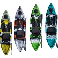 LSF 10Ft Single Person LLDPE Hot Sale Kayak Sit-on-Top Fishing Boat with Wider Canoe for Enhanced Comfort