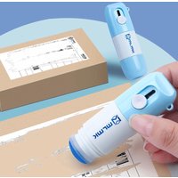 Thermal Paper Correction Fluid with Knife Parcel Box Opener Home Anti Peep Identity Information Privacy Protector Eraser