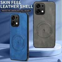 PU Leather Cover For OPPO A6 Pro Case Luxury Car Magnetic Hard Plastic Shockproof Phone Funda Protection Capa