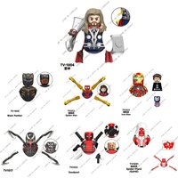 Hto toys Marvel Legends Deadpool Blocks Bricks For Toys Gifts New Mini Action Figures Children Building Blocks For Party Gift