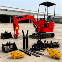 Mini Excavator 1 Ton 1.5 Ton 2 Tons High Qualit Ce Epa Euro 5 Customized Multi Functional Crawler Mini Excavator
