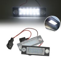 2PCS LED License number plate light canbus for VW Sharan I (7M8,7M9,7M6)09.1995-03.2010 License plate lamp