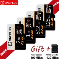 OnePlus 2TB High-Speed A2 SD Card 512GB 256GB 128GB Memory Card 1TB Micro TF SD Adapter for Smartphone/Tablet/PC Cross-Use