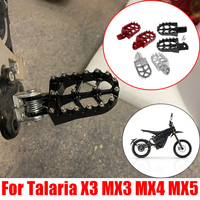 Für Talaria X3 MX3 MX4 MX5 MX Motorrad-Zubehör Fußrasten Fußstützen Fußpedale Elektrofahrrad-Teile
