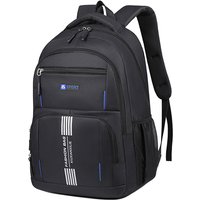 Fashion Minimalist Men’s Rucksack, Lightweight Nylon Backpack with Multiple Storage Slots for School & Weekend Trips