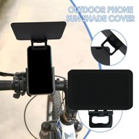 New Anti-Reflection Mobile Phone Sun Visor Anti-Glare Adjustable Cell Phone Sun Protection Anti-UV Car Phone Parasol Outdoor Use
