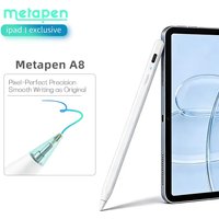 MetaPen A8 Tilt Stylus Tablet Pen for Apple iPad Pencil 2018-2026, Palm Rejection for iPad 11 A16 Air 6/5/4 iPad Pro11/13 M4 M5
