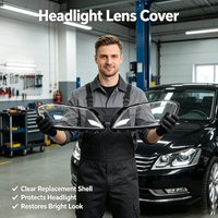 1 Paar Klare PC-Scheinwerferabdeckungen Passend für 2010-2014 Volkswagen Passat B7 362 365 Alltrack OEM 3AB941005 Direkter Ersatz Scheinwerfergehäuse Anti-Vergilbung Verschleißfest Transparentes