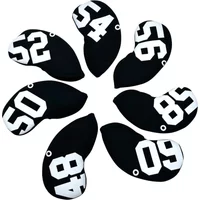 Golf Club Head Cover Simple Sand Wedge 48° - 60° Print Irons Covers Protector Golf Iron Head Headcover Golf Accessories