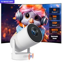 Magcubic HY300Ultra Portable Projector with Speaker Mini Projector 4K 300ANSI BT5.4 for Outdoor Camping Movie