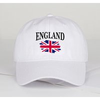 MLFO England Printed Soft-Top Baseball Cap Lightweight, Breathable, Adjustable Sun Hat Trendy Fashion Casual Cap Unisex