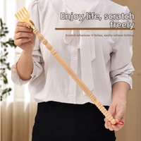New Durable Massager Back Scratcher Multistyles Bamboo Backscratcher Wooden Scratching 41.5~46.5cm Wooden Body Roller Stick