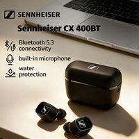 Sennheiser CX 400BT True Wireless Earbuds Bluetooth 5.3 Headphones with Mic IPX4 Water Resistant for Sports