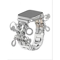 Metal Bracelet for Apple Watch Band Link Women Series 11/8/7/6/10/9 40mm 41mm 38mm 42mm 44mm 45mm 46mm Strap