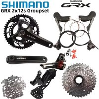 AliExpress Shimano GRX 2x12s RX820 Groupset Hydraulic Disc Brakes Set For Gravel Bike Bicycle New Arrive