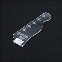 Guitar Head Template Electric Guitar Acoustic Guitar Ukulele Transparent Acrylic Template HUATOOL