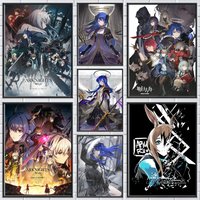 game A-Arknights Poster Modern and Elegant Wall Stickers for Home Decor Living Room Dormitory Wall Art