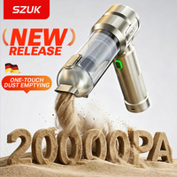 SZUK C019MAX Portable Wireless Vacuum Cleaner Mini Blower Multi Car Vacuum Cleaner Powerful Handheld Cleaning Machine with LED
