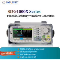 Siglent SDG1022X/SDG1032X/SDG1062X function/arbitrary waveform generators, bandwidth 60 MHz, 150 MSa/s sampling rate