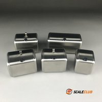 Tamiya 1/14 Tractor Mud Truck Model Simulation Metal Stainless Steel Hydraulic Tank Upgrade Decoration Part by SCALECLUB