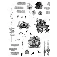 Halloween Pumpkin Wizardry Clear Stamps Scrapbooking Paper Decoration Embossing Template Handmade Diy Greeting 2024 New