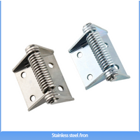Stainless Steel or Iron Heavy-duty Thickened Hinge with Automatic Spring Closure Reset for Industrial Electrical Cabinet Doors