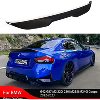 MpStyle Rear Trunk Spoiler Wings Exterior Body Kits for BMW G42 G87 M2 220i 230i M235i M240i Coupe 2022-2023 Tail Fixed Wing Lip