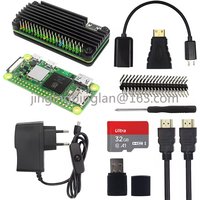 Raspberry Pi Zero 2 W kit + Case + Pin Header + SD card + Card Reader + HDMI-compatible cable + Power Charger for raspberry pi