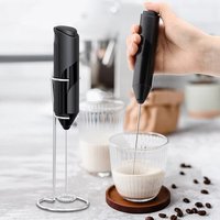 Kitchen Strong Mixer Milk Mixer Latte Handheld Foam Whisky Beverage Mixer Coffee Battery Type Electric Egg Beater