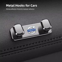 Car Interior accessories Zinc Alloy Storage Hooks For Volvo XC90 V90 V60 XC60 V40 S80 S60 S90 C40 XC40 V70 XC70 C30 Valve Cap