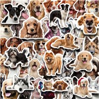 50PCS Cute Dog Stickers Cartoon Doodle Sticker Kawaii Funny Animals Decals DIY Car Notebook Scrapbooking Decoration Kids Toys